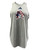 Adidas Ladies Gray Stars & Stripes Jolly Roger Tank