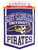 Purple and White ECU Pirate State of Mind Rafter Banner