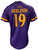 Purple ECU Burleson #19 Baseball Jersey