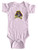 Infant Lavender Jolly Roger Onesie