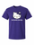 Ladies Purple Hello Kitty ECU Tee