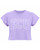Ladies Lavender ECU Puff Cropped Tee