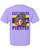Purple ECU Labrador w/ Football Tee