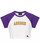 Ladies Purple & White ARRRGH Raglan Tee