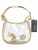 Gold Clara Clear Stadium Purse