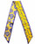 Purple & Gold ECU Pirates Floral Design Skinny Scarf