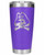 Purple 20oz. Jolly Roger Yeti Tumbler