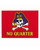 Red No Quarter Flag Magnet 3X4"