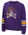 Youth Colosseum Jolly Roger Weathered  Purple Crewneck