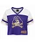 Ladies Colosseum East Carolina Jolly Roger Purple and White Cropped Jersey
