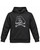 Youth Colosseum Black Jolly Roger Pocketed Hoodie