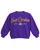 Ladies Pressbox East Carolina ESTD 1907 Jolly Roger Purple Crewneck
