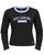 Ladies Hype and Vice Lavender East Carolina Pirates Black Long Sleeve Baby Tee