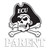 Black & White Jolly Roger Parents Decal