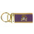 Purple Mini Jolly Roger Wristlet Keychain