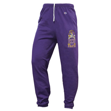 Purple & White Hype & Vice Sweatpants w/ Embroidered Jolly Roger