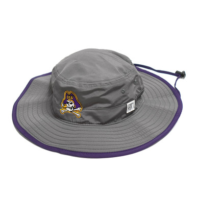 Charcoal Jolly Roger Bucket Hat 