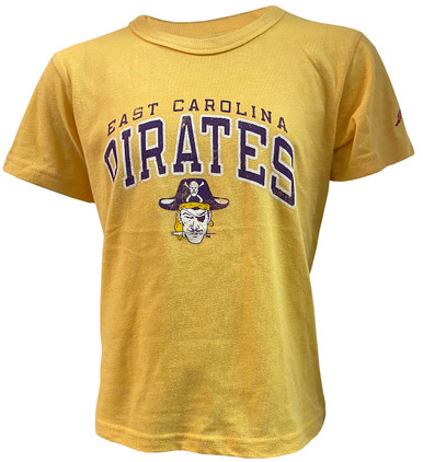 Youth Purple Tee Vault Pirates Gold Script - University Book Exchange