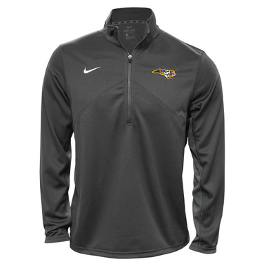 Grey 1/4 Zip Pirate State Of Mind Pullover