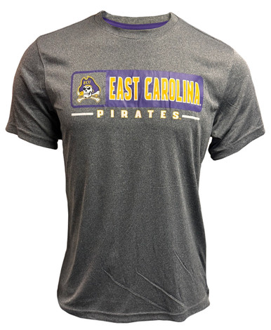 Youth Gray ECU Pirates Logo Comfort Colors T-Shirt