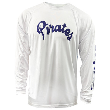 White Columbia Pirates Script Terminal Tackle Long Sleeve - University ...