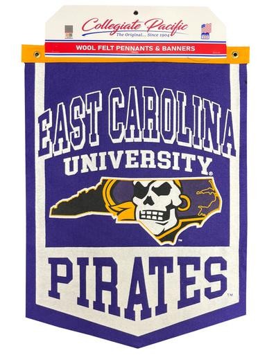 Uc Berkeley Rafter Banner Purple and White ECU Pirate State of Mind Rafter Banner - University ...