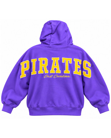 Ladies Pressbox Jolly Roger East Carolina Pirates Across Back