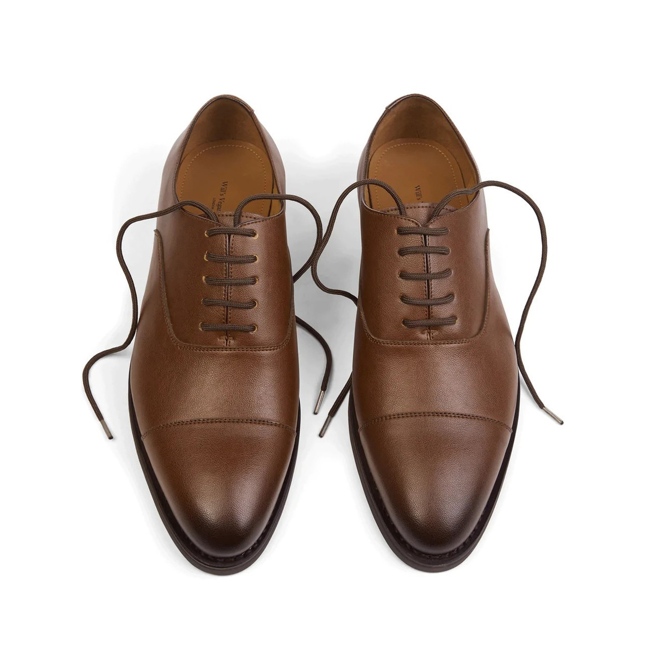 Wills Vegan Goodyear Welt Oxford Shoe Chestnut The Third