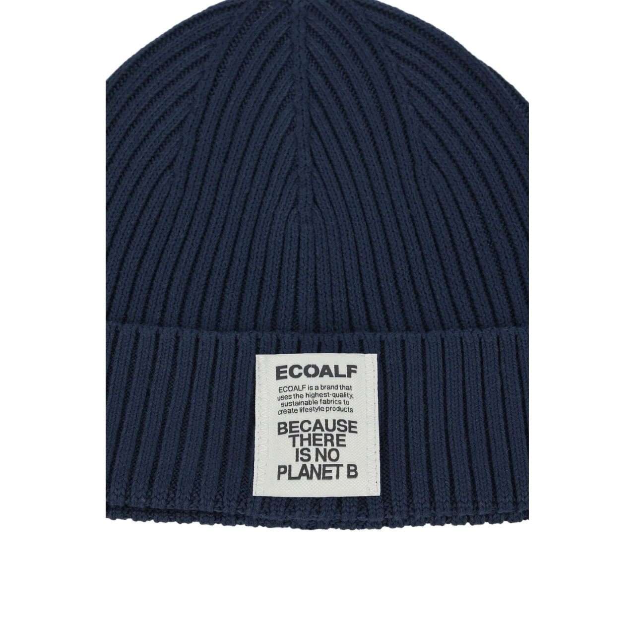 Ecoalf Thickalf recycled vegan knit hat - Deep Navy - The Third