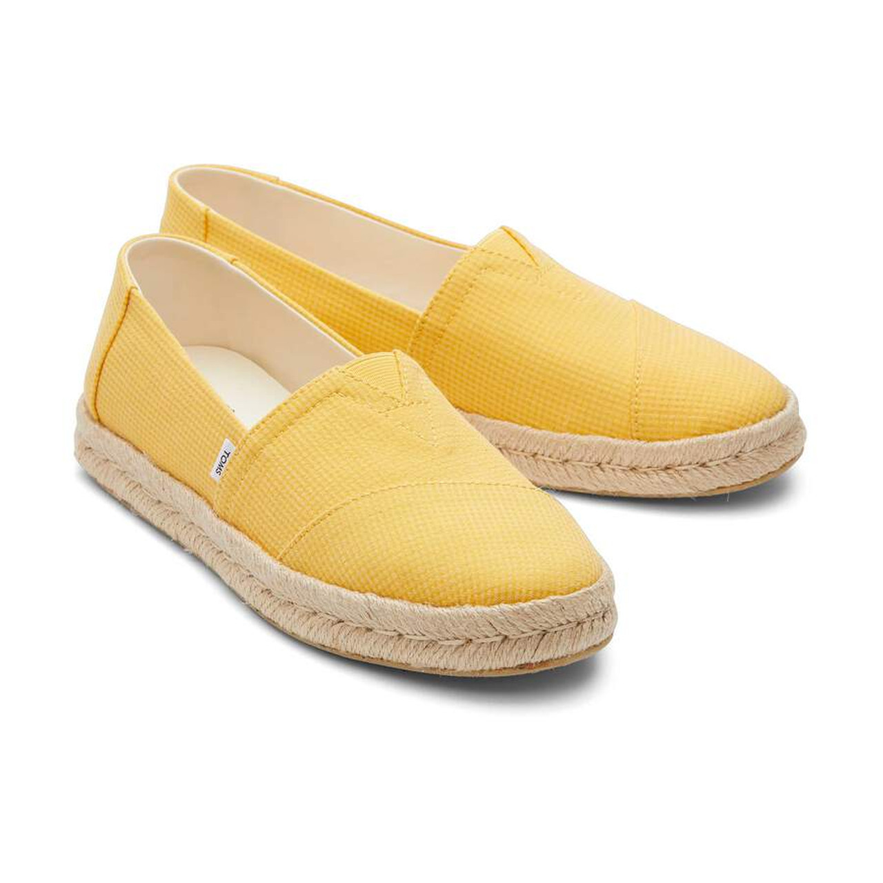 alpargatas espadrillas happiness Toms Alpargata Rope Espadrille Repreve Ocean Waffle (Womens)  Pineapple Yellow The Third Estate Ltd