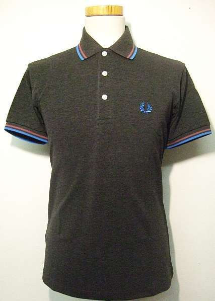 Japanese Twin Tipped Polo - Graphite / Crushed Berry / Cyan - The
