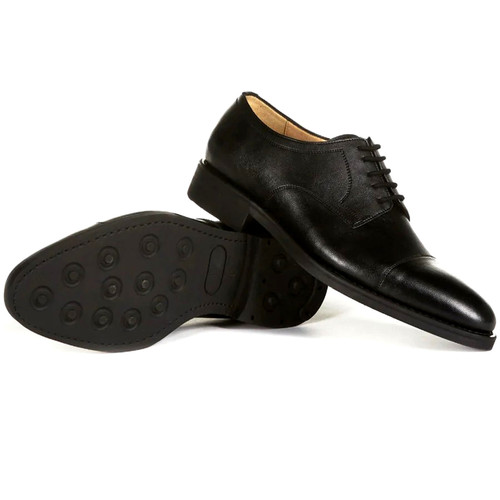 Wills Vegan Goodyear Welt Derby Shoe (mens) - Black