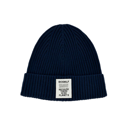 Ecoalf Thickalf recycled vegan knit hat - Dark Grey Melange - The
