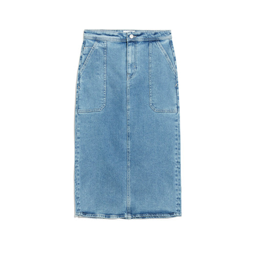 Armed Angels Aauri organic denim skirt - Light Beryl