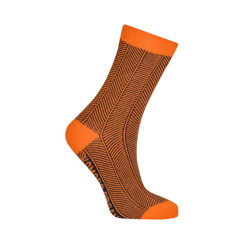 Komodo Herringbone Organic Cotton Socks - Orange