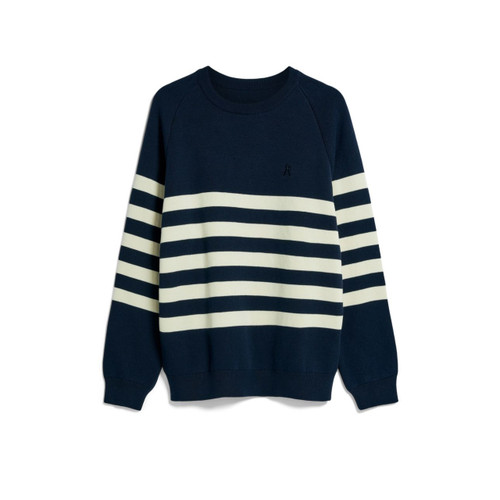 Armed Angels Aalbertos Jumper - Night Sky / Oatmilk