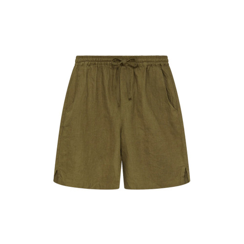 Komodo Jerry Linen Shorts - Khaki