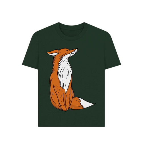 3E Organic Regular T (womens) - Fox 1 / Evergreen