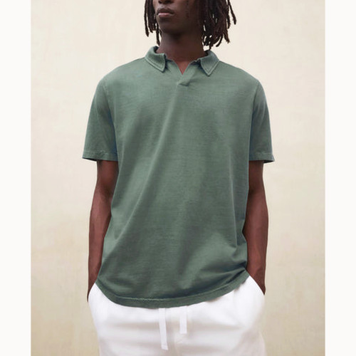 Ecoalf Enzo Recycled Cotton Polo - Green