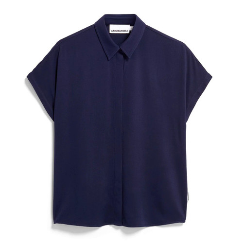Armed Angels Larisaana EcoVero Blouse - Tinted Navy