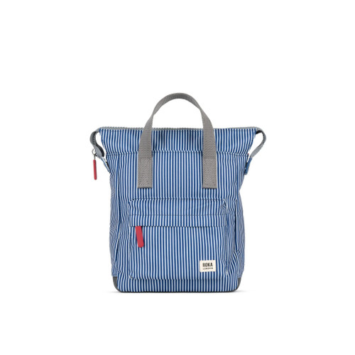 Roka Bantry Recycled rPET Canvas Backpack - Blue Hickory