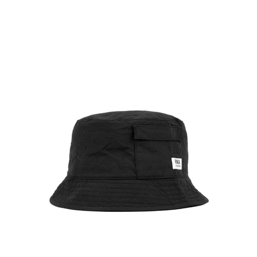 Roka Bedford Recycled Nylon Ripstop Bucket Hat - Black