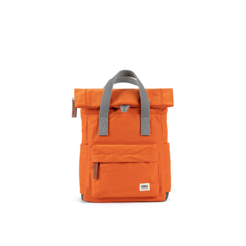 Roka Canfield Recycled Nylon Recycled rPET Canvas Backpack - Burnt Orange