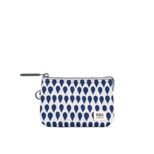 Roka Carnaby Recycled rPET Canvas Wallet - Denim Rain
