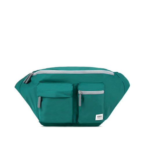 Roka Oval Recycled Nylon Crossbody - Teal