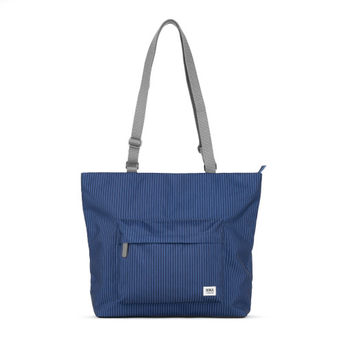 Roka Trafalgar Recycled rPET Canvas Tote - Dark Wash Denim