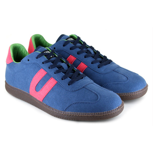 Vegetarian Shoes Vegan Cheatah Shoe (Womens) - Blue / Pink