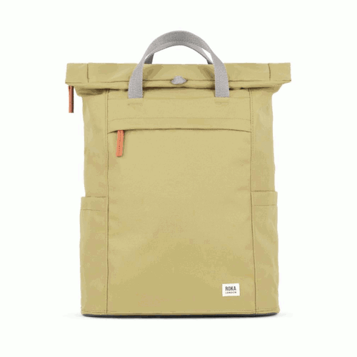 Roka Finchley Large Vegan Recycled Canvas 21 Litre Backpack - various colours