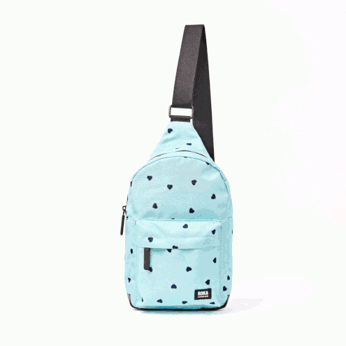 Roka Willesden Large Vegan Recycled Canvas Crossbody - various patterns