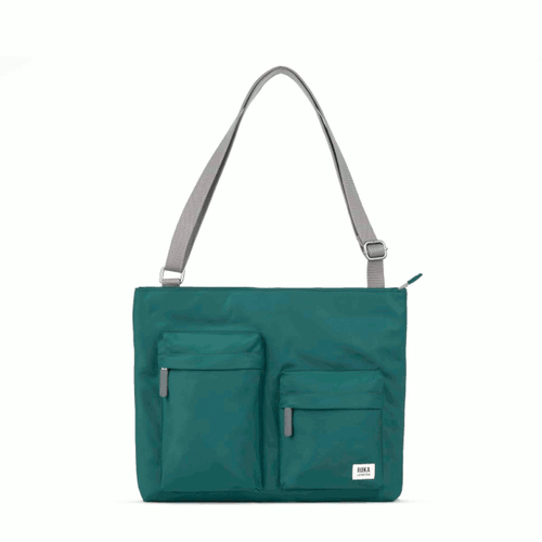 Roka Moorgate Medium Vegan Recycled Nylon Crossbody - various colours